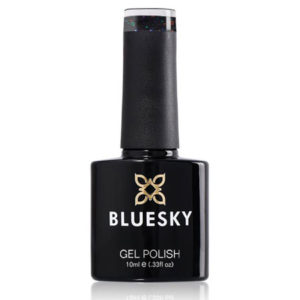 Bluesky Gel Polish - BLACK WITH RAINBOW - LT123