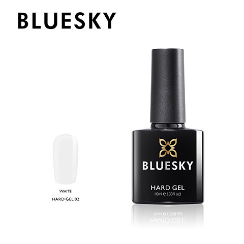 Sky Blue, White & Black Dot Nail Design - O2 Nails India